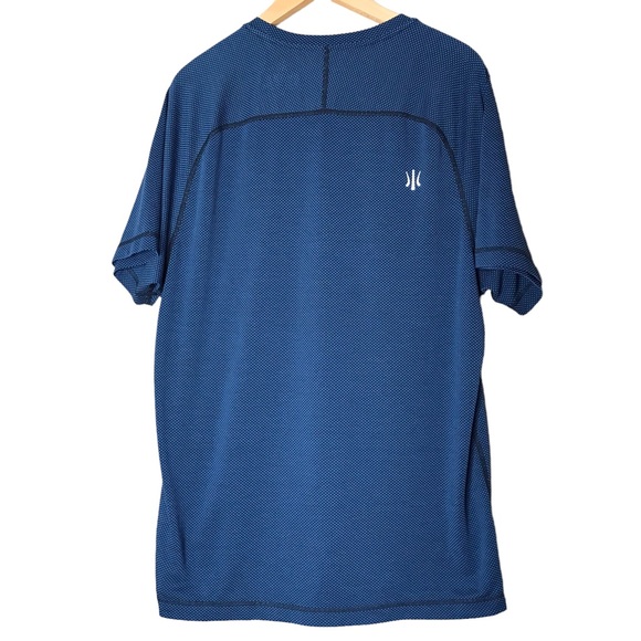 RHONE Workout Tee Short Sleeve Blue Black Pattern T-Shirt Men’s XL - Picture 6 of 11